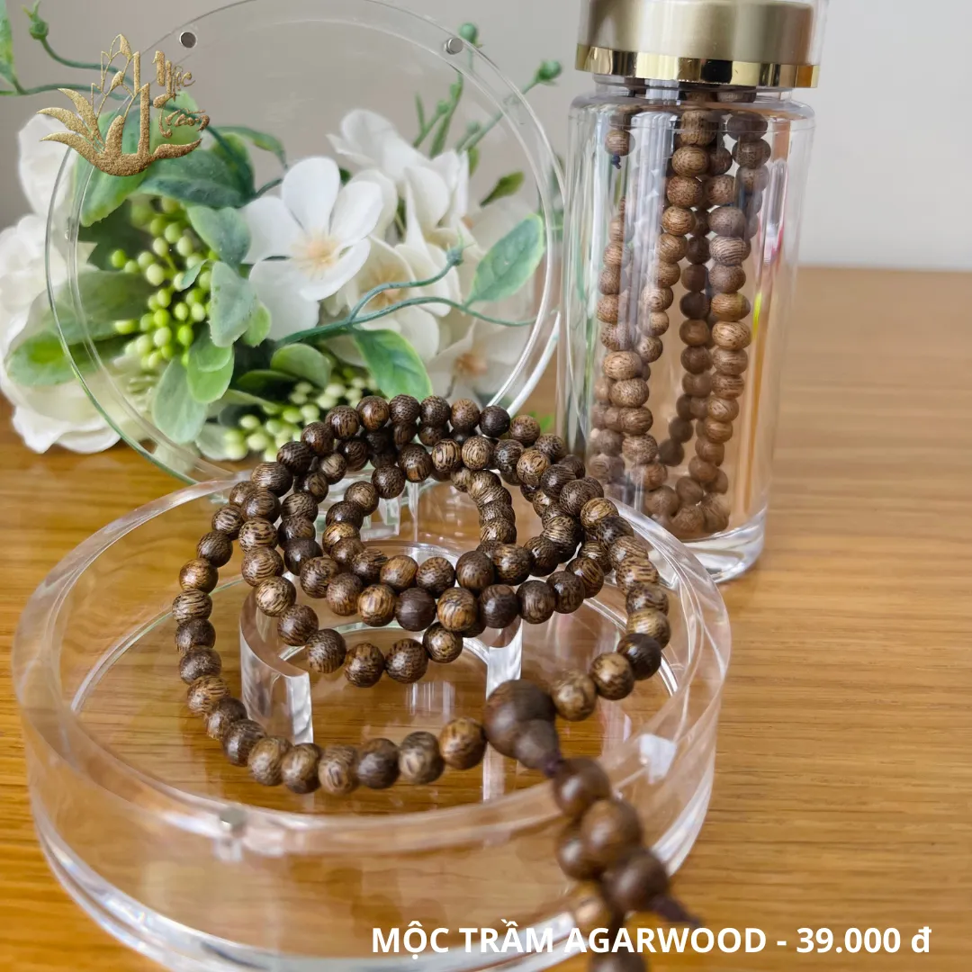 Premium Clear Acrylic Round Box – Luxury Case for Agarwood Bracelets &amp; Jewelry